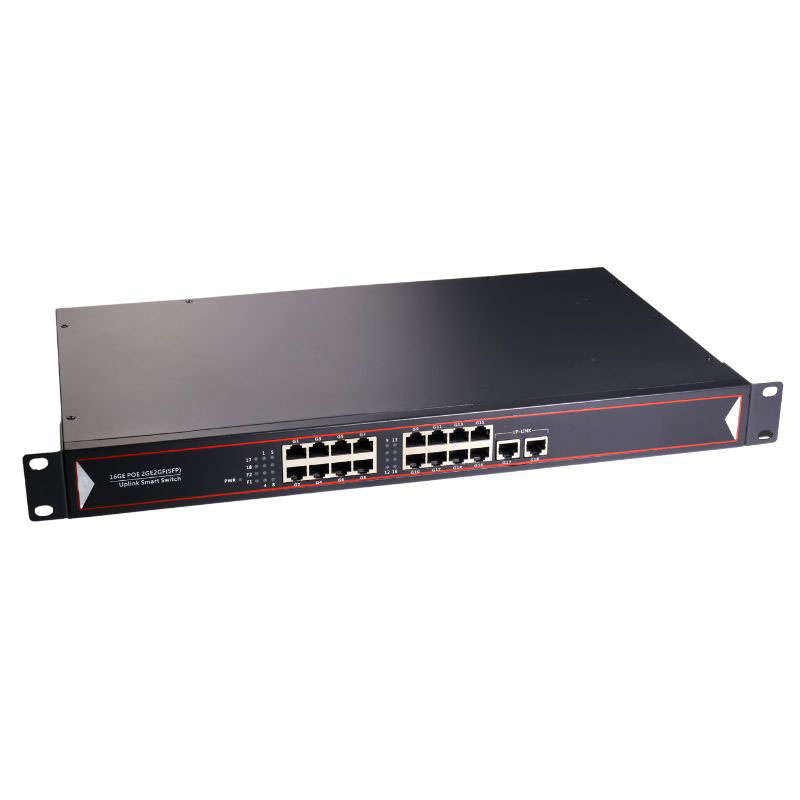 Power Over Ethernet - محول شبكة PoE بـ 16 منفذًا،