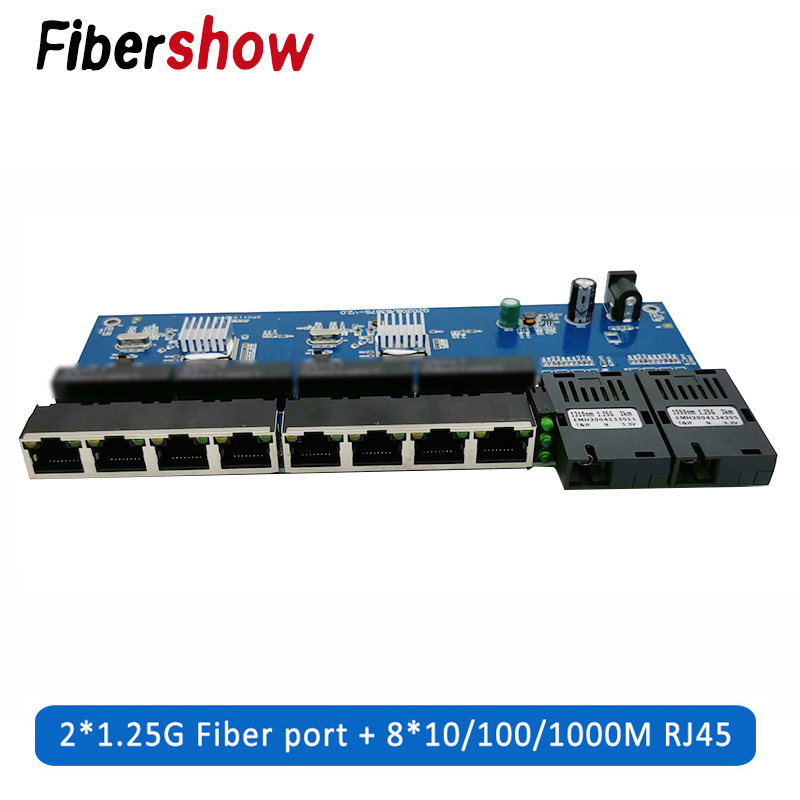 Power Over Ethernet - محول وسائط الألياف البصرية ، محول