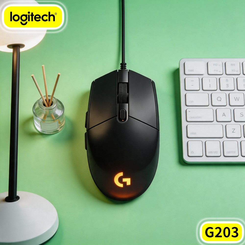 Logitech Mouse G203 - ماوس الألعاب السلكي لوجيتك G203، جهاز