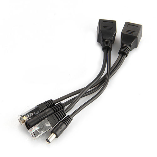 Power Over Ethernet - كابل محول POE RJ45 ، حاقن