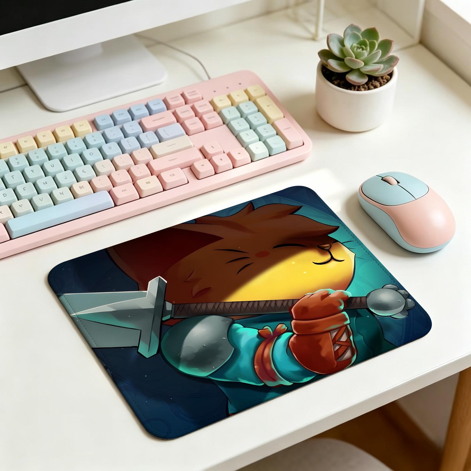 Office Quest - بساط ألعاب S/M/L، حواف مُعززة ومُخيطة،