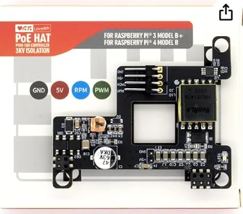 Power Over Ethernet - لوحة LoveRPi PoE HAT لتزويد الطاقة