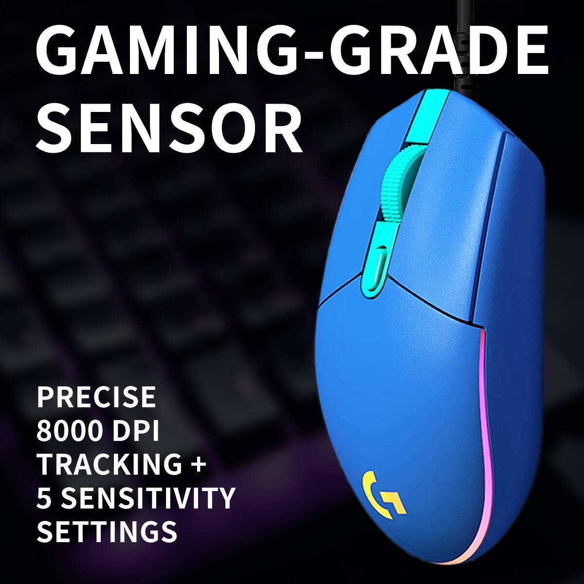 ماوس الألعاب السلكي Logitech G - مراجعة Logitech Mouse G203 وسعره