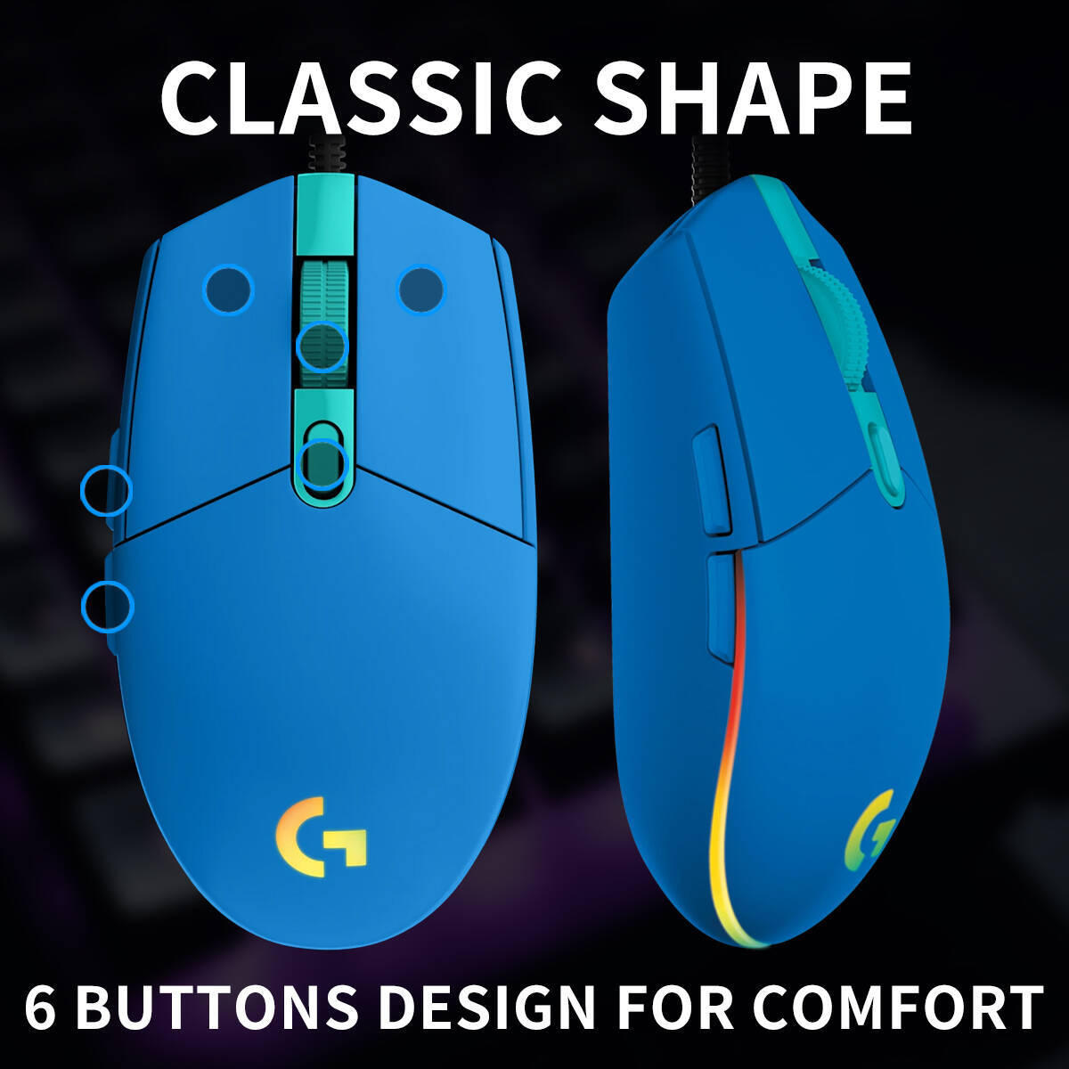 ماوس الألعاب السلكي Logitech G - مراجعة Logitech Mouse G203 وسعره