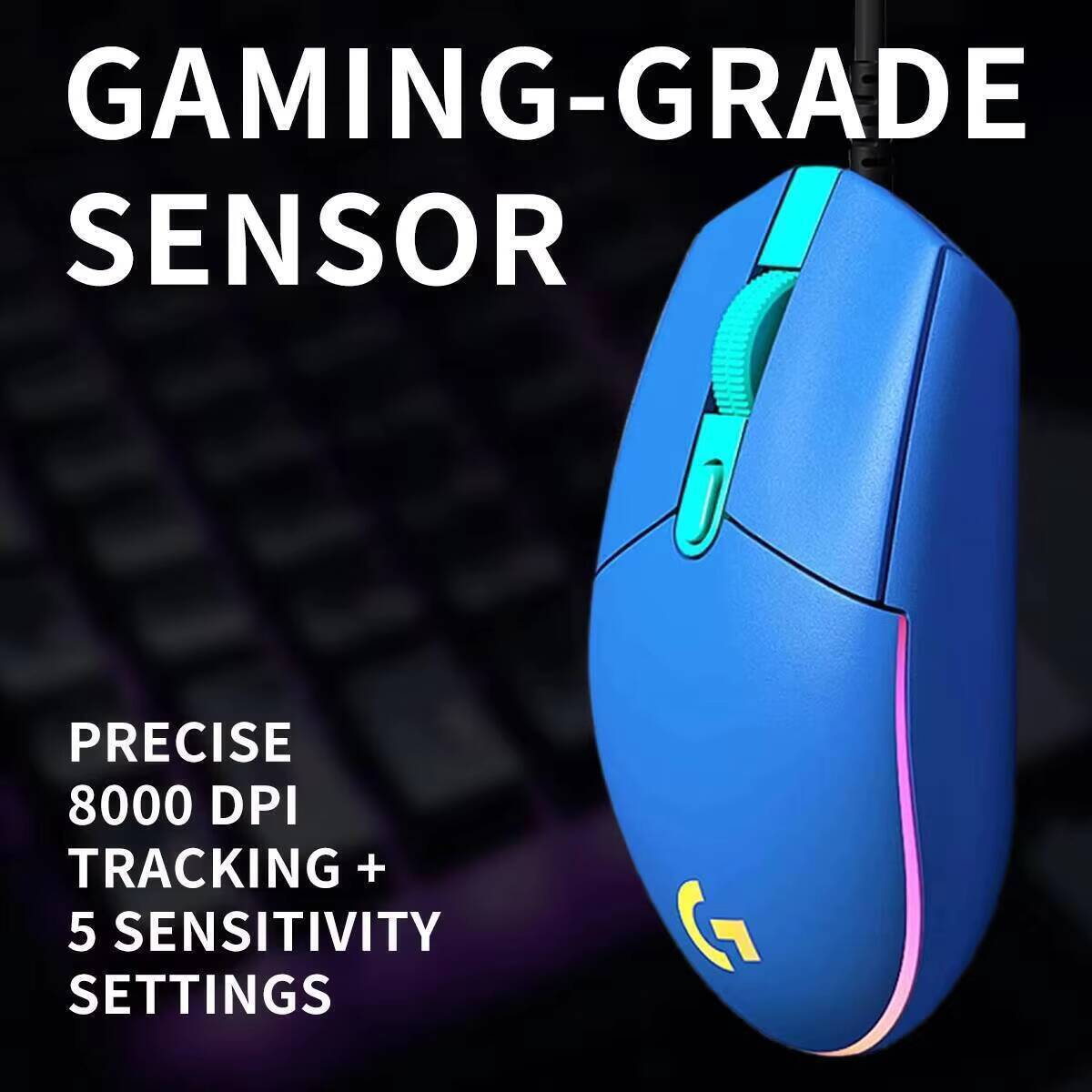 ماوس الألعاب لوجيتك G203، مستش - مراجعة Logitech Mouse G203 وسعره
