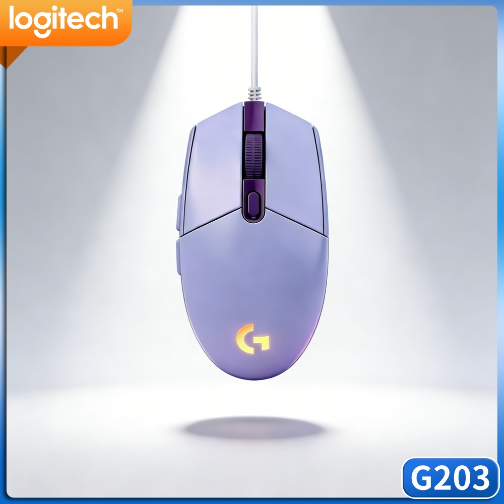 ماوس ألعاب لوجيتك G203 سلكي بإ - مراجعة Logitech Mouse G203 وسعره