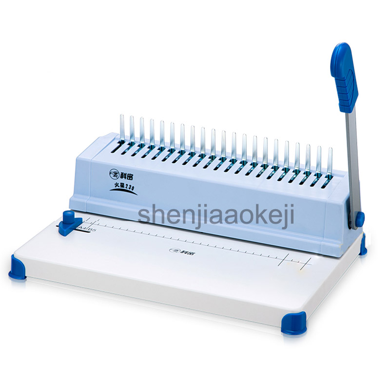 آلة تجليد من نوع المشط بحجم A4 - مراجعة Binding Machine Comb وسعره