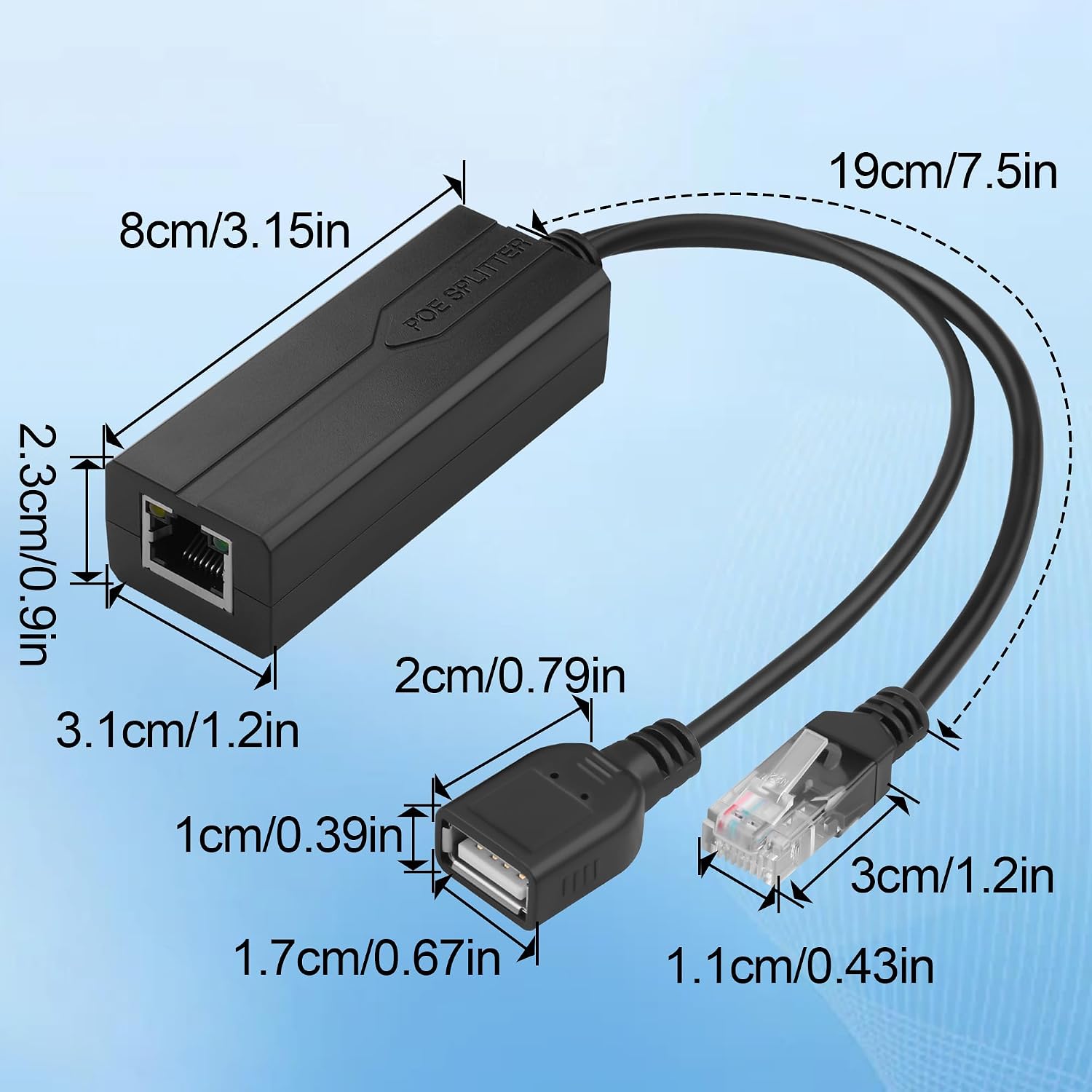 مقسم طاقة PoE 5 فولت 2.4 أمبير - مراجعة Power Over Ethernet وسعره