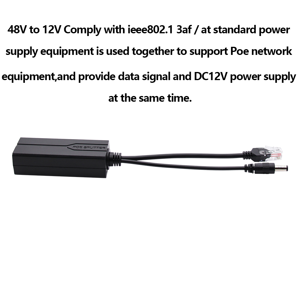POE Splitter 48V إلى 12V/5V IE - مراجعة Power Over Ethernet وسعره