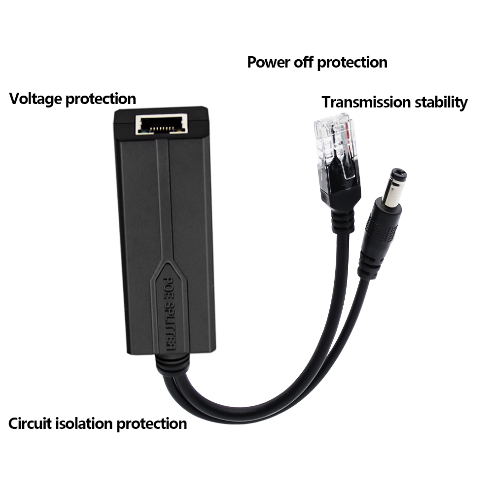 POE Splitter 48V إلى 12V/5V IE - مراجعة Power Over Ethernet وسعره
